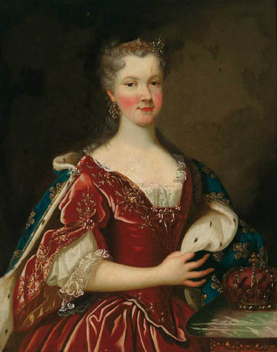 Alexis Simon Belle Portrait of Queen Marie Leszczynska